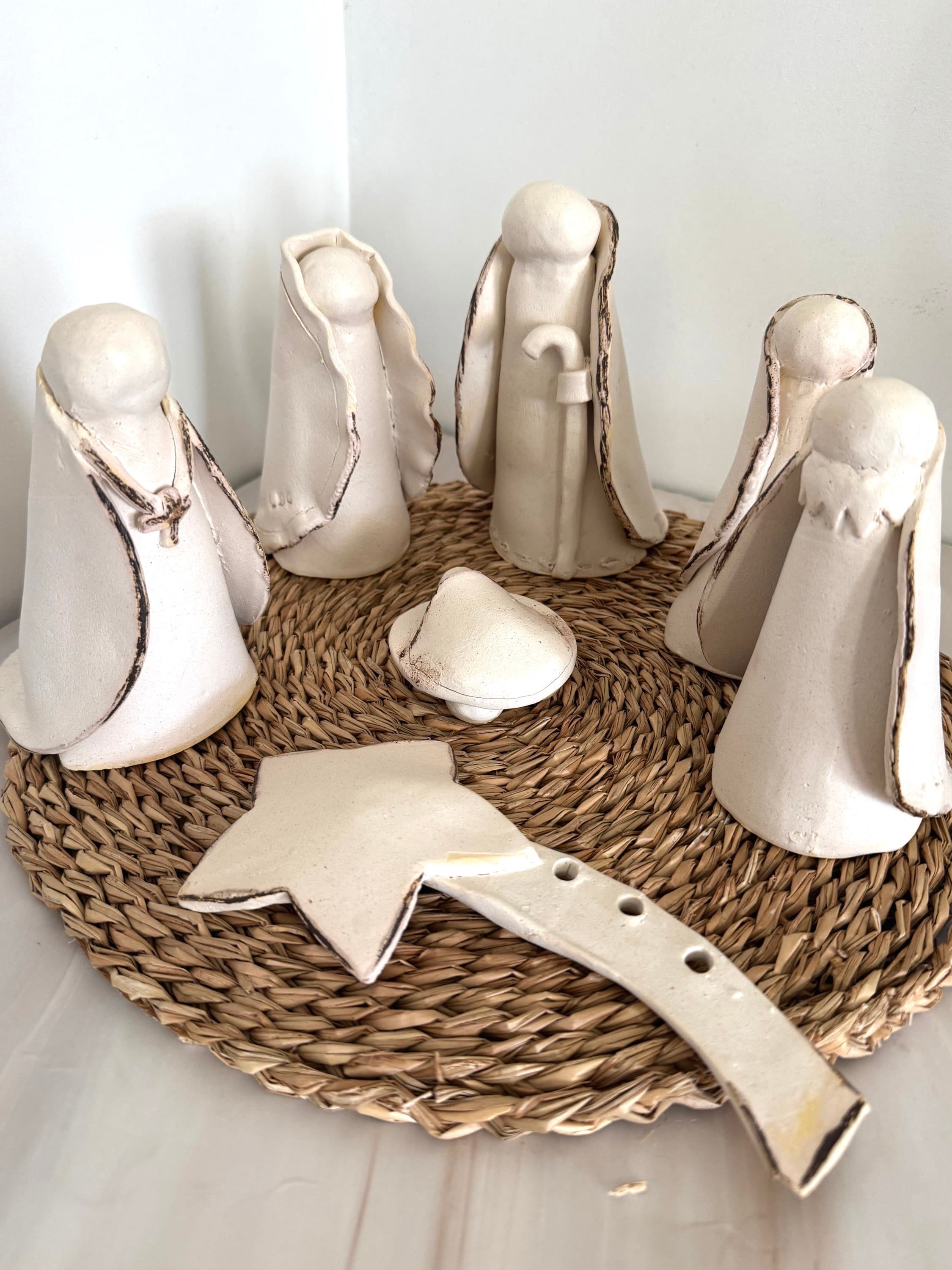 PESEBRE GRES BLANCO MATE